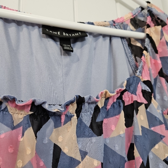 Lane Bryant Colorful Geometric Top Plus Size 18/20 - Picture 5 of 6